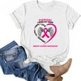 thumbnail image 3 of Rbaofujie Blouse à Manches Courtes pour Femmes Liquidation Mode Féminine Imprimée Col Rond T-shirt Blouse Ample, 3 of 4