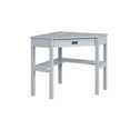 thumbnail image 2 of Linon Lakelyn Corner Desk, 29" Wide with Hidden Sliding Keyboard Tray, Gray, 2 of 10