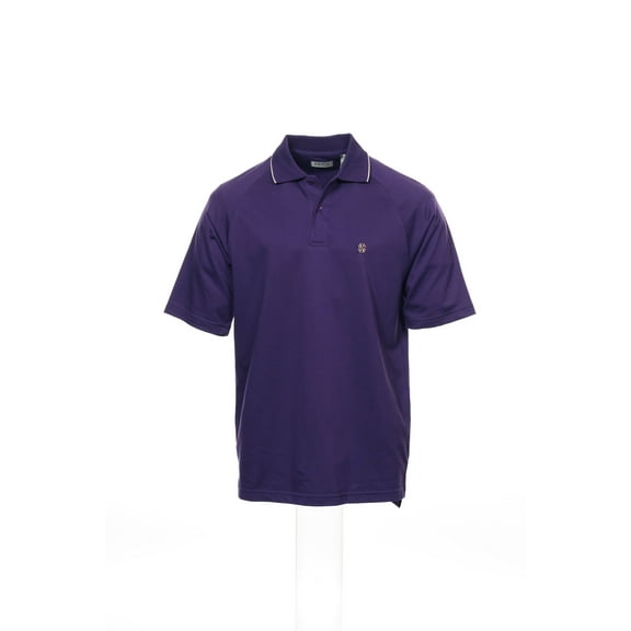 Izod Golf Purple Polo Shirt Golf , Size Small