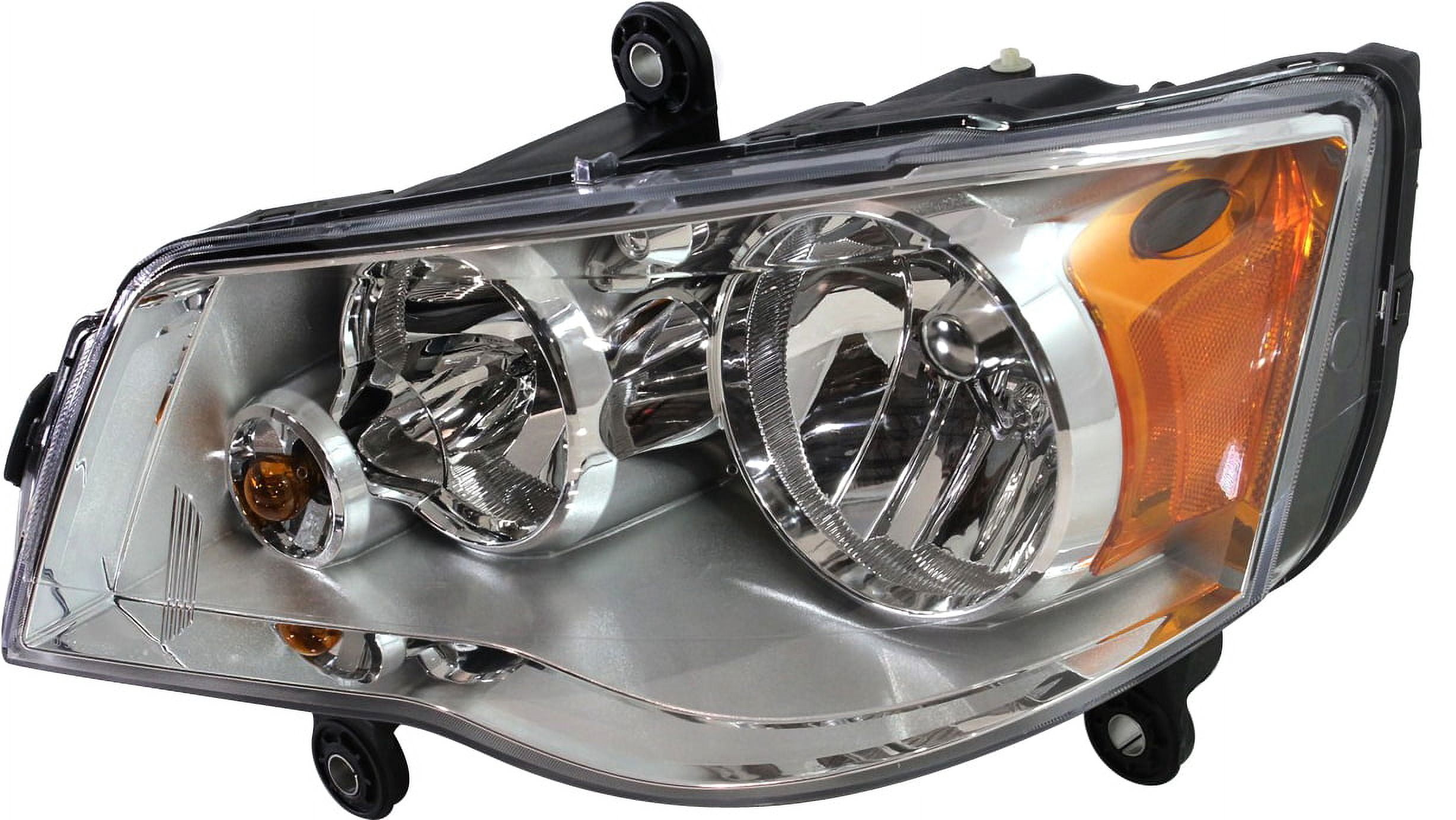 Replacement ARBC100102Q Headlight Compatible With 2011-2020 Dodge Grand Caravan 2008-2016 Chrysler Town and Country Left Driver Halogen With bulb(s) CAPA Certified