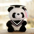 thumbnail image 5 of XIANXIAN 9.8'' Panda Dolls with Graduation Cap Scarf, Soft Stuffed Plush Animal Toys Plushies Birthday Gifts for Her/Girlfriend Lover Mom Kids (Panda), 5 of 5