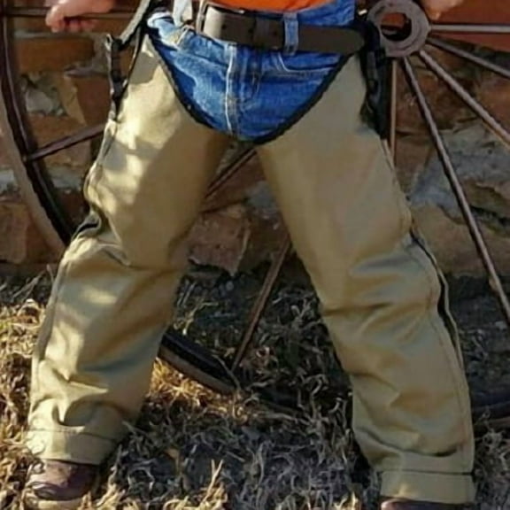 Crack Shot YS-23976 Youth Snake Chapz, Khaki Tan - Small Stocky