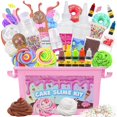 thumbnail image 1 of DIY Cake& Chocolate Donuts& ice Cream Dessert Theme Slime Kit for Kids Party Favors to Make Butter Cloud and Foam Slime DIY Slime suppliers for Girls and Boys, 1 of 1