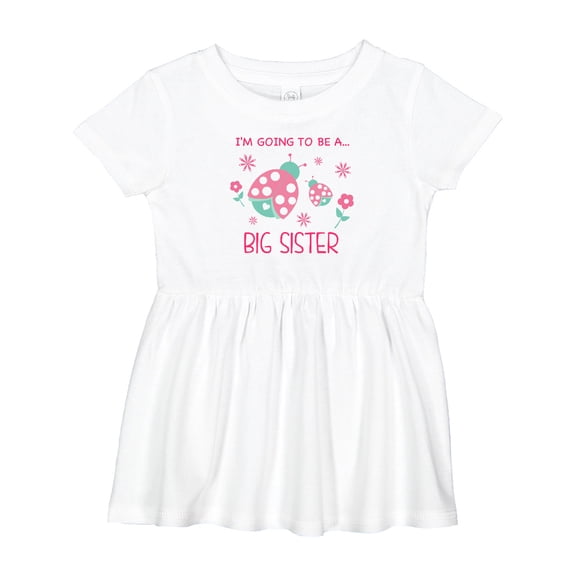 Inktastic I'm Going to Be a Big Sister Girls Baby Dress