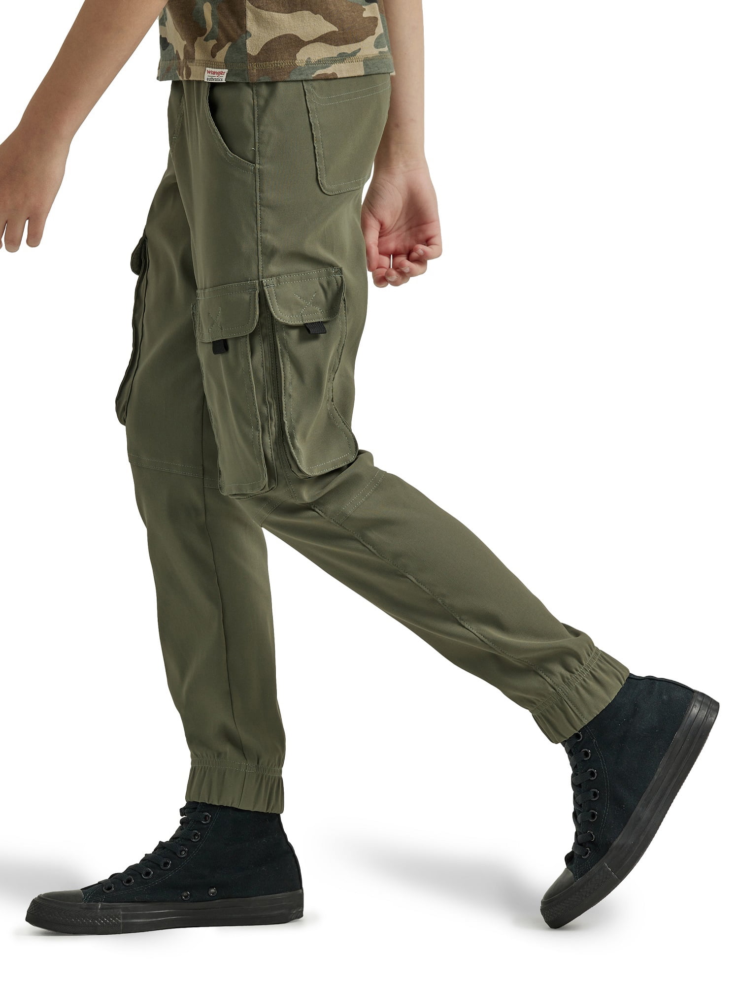 Wrangler® Boys Pull-On Cargo Jogger Pants, Sizes XS-XL