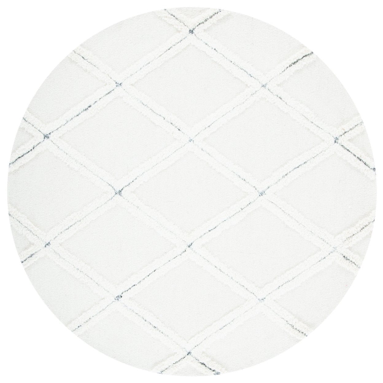 SAFAVIEH Casablanca Jaymz Diamond Area Rug, Ivory, 4' x 6'