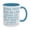Light Blue, variant on Creative Water Cup, 11-Ounce Ceramic Mug With Double-Sided Glossy Print, Funny Son-In-Law Gift For Mother-In-Law, Mother's Day Present With Pink Interior And Handle - Practical White