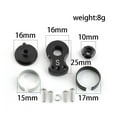 thumbnail image 2 of Xingzhi Alloy Aluminum Servo Arm Rocker Accessory Server for 1/10 RC Cars Boat Buggy S Black, 2 of 9