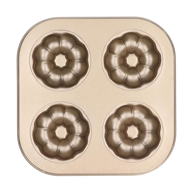 Bandeja Antiadherente Para Hornear Rosquillas De 4 Cavidades, Molde Para Rosquillas Bagels, Galletas, Magdalenas, Molde Para Rosquillas, Utensilios Para Hornear Para Horno Noticed HA013826-00