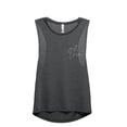 thumbnail image 1 of Just Love Women's Fashion Sleeveless Muscle Workout Yoga Tank Top Charcoal Grey Large, 1 of 3