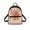 Capybara Watermelon Print, variant on Carrot Pattern Back Pack for Travel Work, Versatile Travel Shoulder Bag Polyester Front Pocket Mini Backpack