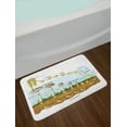 thumbnail image 2 of Biology Bath Mat, Life Cycle of Mushrooms Theme Different Stages Nature Science Design, Plush Bathroom Decor Mat with Non Slip Backing, 29.5" X 17.5", Multicolor, by Ambesonne, 2 of 2