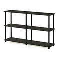 thumbnail image 3 of Furinno 99130EX/BK Turn-N-Tube 3-Tier Double Size Storage Display Rack, Espresso/Black, 3 of 5
