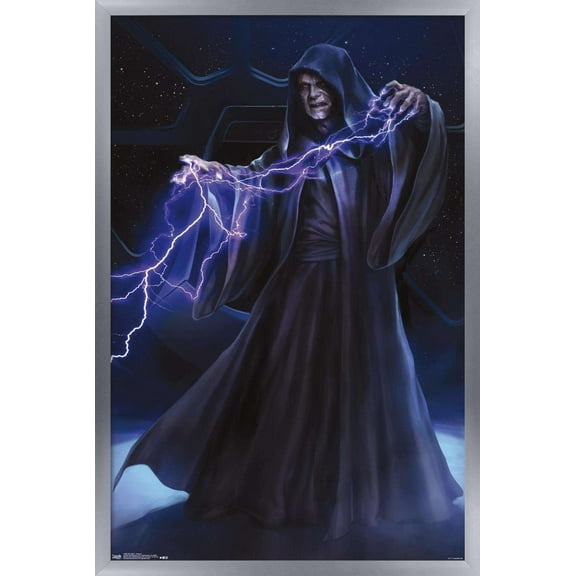 Star Wars: Saga - Emperor Wall Poster, 14.725" x 22.375", Framed