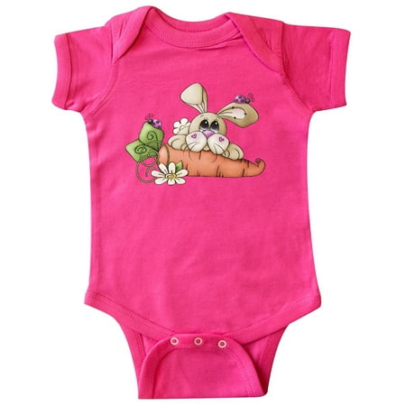

Inktastic Ladybugs and Bunny Rabbit with Carrot Gift Baby Boy Bodysuit