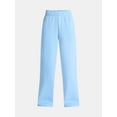 thumbnail image 5 of No Boundaries Soft Fleece Wide Leg Pants, 30” Inseam, 1 or 2-Pack, Women’s XXS-4X, 5 of 5