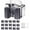 Grey, variant on 15 Pack Broom Holder Wall Mount, Mop and Broom Holder Wall Mount, Stainless Steel Command Broom Holder with Screws, Garden Tool Storage Organizer for Kitchen, Home, Bathroom, Garage, Grey