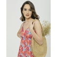 thumbnail image 5 of Moomaya Sleeveless V Neck A-Line Printed Dress - Women's Boho A-Line Dress, 5 of 9