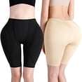 thumbnail image 4 of Pantalones de cintura baja que levantan la cadera y la cintura para mujer, pantalones moldeadores de cuerpo con almohadillas de esponja y caderas falsas, 4 of 5