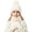 White, variant on 3 Pcs Kids Winter Hat Scarf Gloves Set Boys Girls Knit Fleece Lined Thick Thermal Sets for Outdoor Play Ski Wear Gray 2-10 Years
