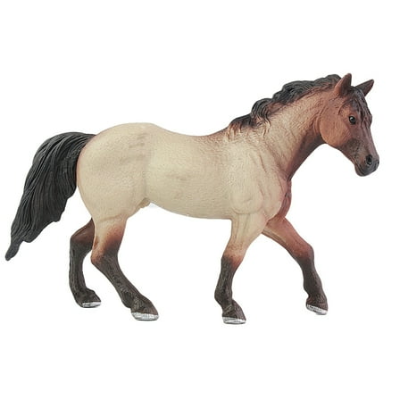 Realistic Quarter Stallion Horse Animal Figurine Table Decor Education Kids Toy