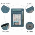thumbnail image 5 of FALAN MULE Men Wallet Compact Slim Minimalist Front Pocket RFID Blocking Wallet for Men and Women Leather Card Holder Wallet, 5 of 9