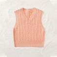 thumbnail image 5 of Women's Aesthetic Clothes Casual V-Neck Pullover Shirt Collision Color Sleeveless Sweater Vest Vests TBKOMH, 5 of 5