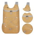 thumbnail image 2 of 12L Mountaineering Backpack Waterproof Ultralight Storage Knapsack Foldable Lightweight Zippers Rucksack Travel Trip Bag (Khaki), 2 of 12