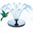 thumbnail image 1 of Fuente de agua solar AMZtime con 6 boquillas y bomba flotante, 1 of 9