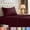 Burgundy, variant on Double bed sheet set – 3-piece set, suitable for double beds, made of soft and breathable microfiber, includes 1 fitted sheet, 1 sheet and 1 pillowcase.