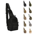 thumbnail image 1 of Men's Military Sling Bag, Small Shoulder Chest Daypack Backpack for Cycling Hiking Camping Trekking, 1 of 7