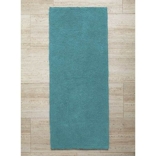 Reversible Cotton Bath RunnerTeal