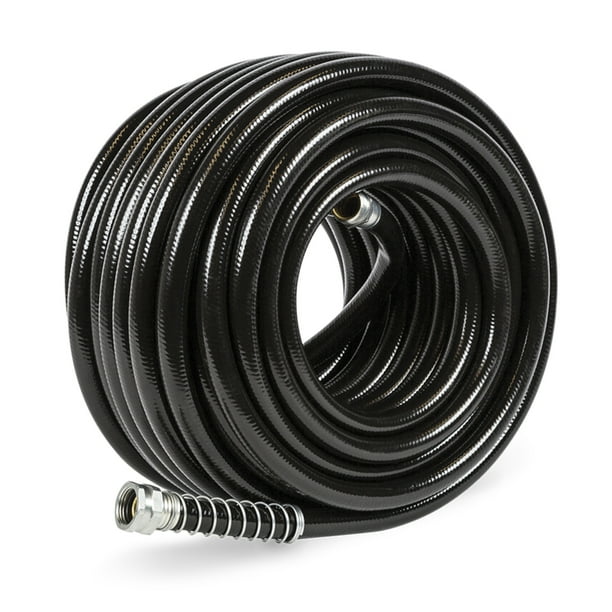 Gilmour Flexogen 5/8 in. Dia. x 100 ft. L All Purpose Black Garden Hose