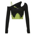 thumbnail image 2 of Jinsinto Crop Top pour Femmes, Y2k m, 2 of 5