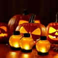 thumbnail image 2 of Image 12Packs LED Pumpkin Tealight Candles for Halloween Christmas Thanksgiving, 2 of 6