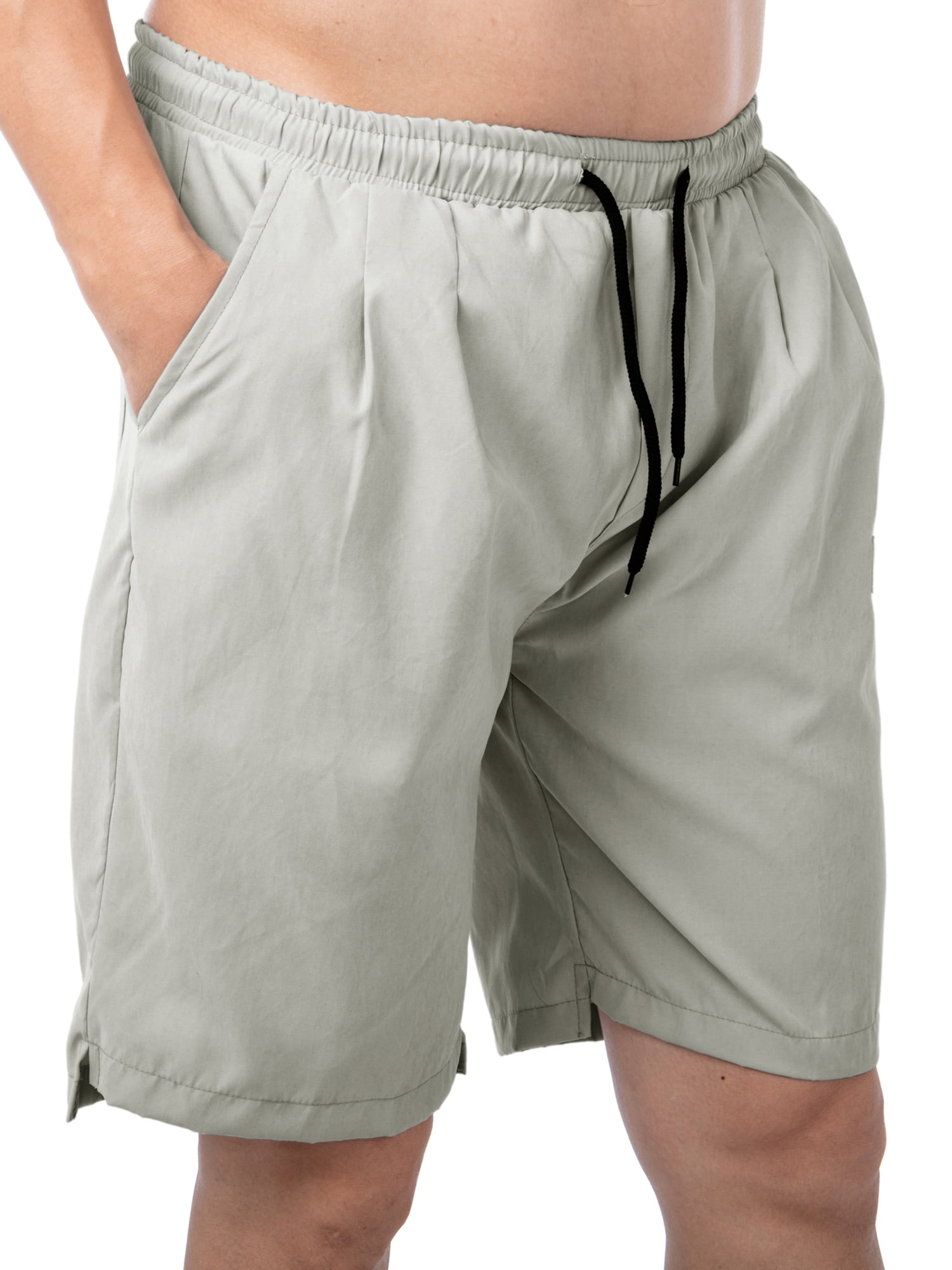 Mens Draw Mermaid Causal Beach Shorts with Elastic Waist Drawstring Lightweight Slim Fit Summer Short Pants with Pockets