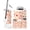 Color 4, variant on Bathroom Accessory Set 6 Piece Soft Pink Floral Delicate Blossom Leaf Accents elegant Trash can, Toothbrush Holder, Toothbrush Cup, Soap Dispenser, Soap Dish, Toilet Brush Holder