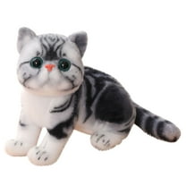 BESTSKY 15.7 Inch Ragdoll Cat Plush Stuffed Animal Toy - Realistic Handmade Plush Toy Present Gift