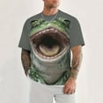 thumbnail image 5 of jobturf Mens Shirts Funny Halloween Printed Crew Neck Short Sleeve Blouse Casual Pullover Fall Tops Graphic Outfits, 5 of 9