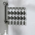 thumbnail image 4 of Foldable Wall-Mounted Drying Rack for Socks and Underwear, Plastic Multi-Clip Laundry Organizer (25.5*28cm), 4 of 6