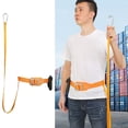 thumbnail image 3 of S SERENABLE Belt with Lanyard Work High Fall Arrest Kit Outdoor Climbing Gear Rope Harness with Tool Bag , 2, 3 of 8