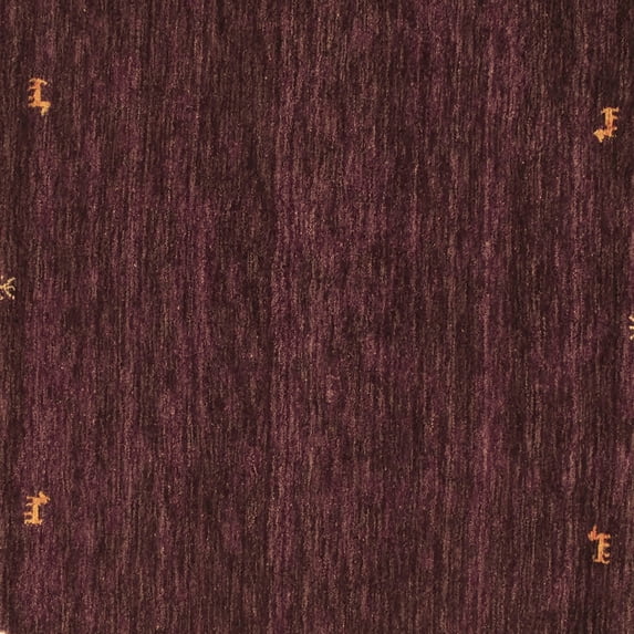 Ahgly Company Indoor Square Abstract Brown Contemporary Area Rugs, 6' Square