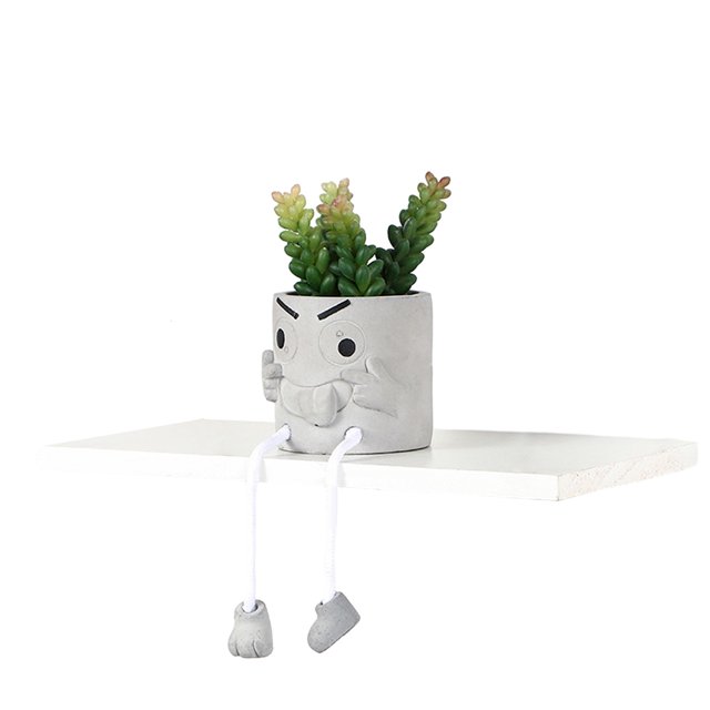 Toystoory Pequeñas plantas artificiales de PVC en macetas para la decoración del hogar, decoración decorativa y encantadora para la Decoración del hogar mueca01