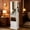 White, variant on HIUU 66.5"H Natural Makeup Storage Cabinet with a Full-length Mirror,Freestanding Storage Cabinet with 360 Rotating Design,Narrow Tall Cabinet with a Hook for Dressing Areas and Entryway
