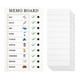 thumbnail image 1 of Tablero de lista de verificación para niños, bricolaje, arreglo razonable, lista de tareas portátil con papel extraíble para el hogar, 20 hojas de cartulina de repuesto, 1 of 13