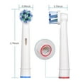 thumbnail image 2 of 16pcs Electric Toothbrush Head Compatible with Oral B Electric Toothbrush Replacement Brush for Floss Cross Precision Cleaning & Whitening, 2 of 7