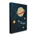 thumbnail image 2 of Stupell Industries Be Brave Motivational Phrase Planet and Stars,16 x 20,Designed by Daphne Polselli, 2 of 3