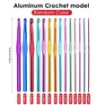 thumbnail image 5 of UzecPk Crochet Essentials Set with 14 Crochet Hooks & 20 Stitch Markers, 49 Pieces, 5 of 7