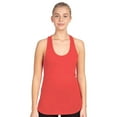 thumbnail image 3 of Gildan Softstyle Cvc Racerback Tank Top, Women's Sleeveless Semi-Fitted Tank, Red Mist, 2XL, 3 of 5