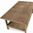 thumbnail image 4 of Steve Silver Milani Wood Rectangle 47" Width Coffee Table, Natural, 4 of 8